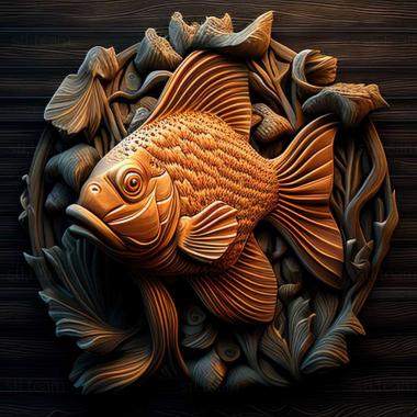 3D модель Тернеция рыба (STL)